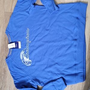 Champion Power Blend PLUS Blue Sweatshirt 2X NWT